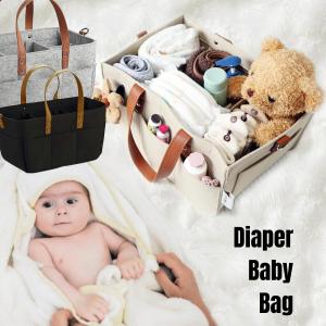 Baby Diaper Storage Bag Multi-Pocket Waterproof Maternity Organizer Nappy Multi-Purpose Mommy Bag Travel Home Stroller Extra Large Storage Beg Keperluan Bayi Mudah Dibawa Gantung Stroller
