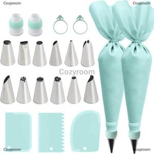 [COD] Cozyroom Stainless Steel Kitchen Baking Cake Decorating Tool Silicone Piping Nozzles