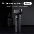 Showsee Electric Shaver F602 Men Beard Trimmer Shaving Machine 3D Triple Blade Floating Razor Wet & Dry Shaving Portable Shaving Machine for Travel Business Trip. 