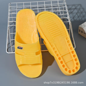 Free Shipping MenS Rubber-Soled Slippers Suitable For Both Indoor And Outdoor Use Non-Slip For The Bathroom Durable Odor-Resistant Comfortable And WonT Cause Blisters