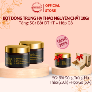 Bột Đông Trùng Hạ Thảo Nguyên Chất 100% CordyHappy - Hộp 20g