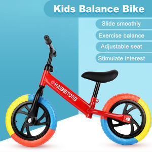 2-6Y Kids Balance Bike No-Pedal Adjustable Junior Toddler Training Bicycle Two-wheels Sliding Running Bikes For Girls Boys