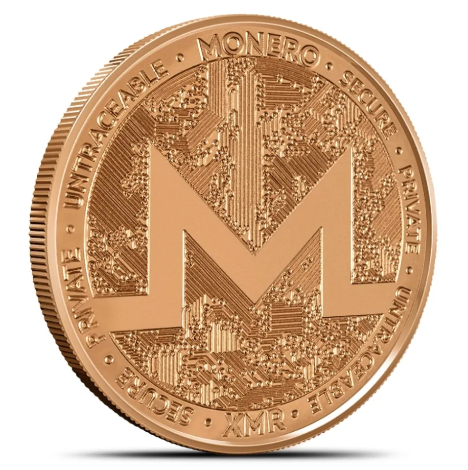 Crypto Monero XMR 1 oz AVDP .999 Fine Cu Copper Bullion Round Coin (Made in  United States) 1oz | Lazada