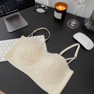 ULEEK Guangdong Shantou strapless non-slip tube top beauty back underwear summer ultra-thin models gather large breasts and show small womens bra cover