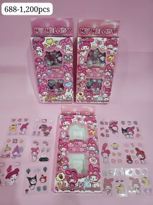 Stiker 2D 100 Lembar Sticker Momo Kartun Korea Lucu Anti Air Dekorasi Scrapbook CA-222