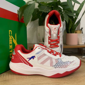 Giày Bóng Chuyền VHD Sói Winner Cày Sân Bê Tông Màu Trắng đỏ