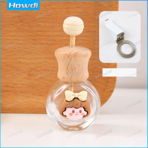 【Empty Bottle】Cute Car Air Freshener Bottle Perfume Clip Air Vent Outlet Diffuser(No perfume)