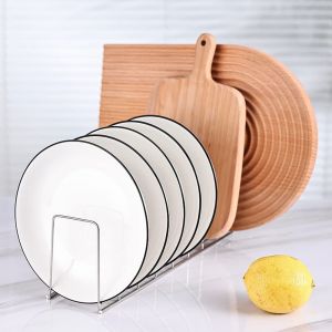 Stainless Steel Bowl Drying Rack for Kitchen CounterSmall Bowl Drainer Pot Lid Holder Plate Organizer for Cabinet