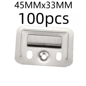 200pcs Wall Panel Clips Metal Clip Fluted Wall Panel For Wpc Wall And Ceiling Fluted Cladding Clip