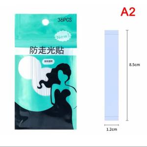 36pcs/pack Transparent Clear Double Sided Tape Clothing Dress Body Skin Anti-Exposure Adhesive Safe Body Boob Push Sticker Strips