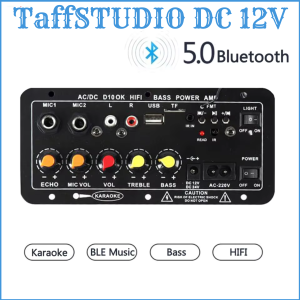COD Amplifier Mini Bluetooth Full Bass Subwoofer USB Radio TF DIY DC 12V D30