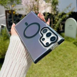 For Magsafe Color Changing Phone Case For Samsung S26 Ultra S24 FE S25 Edge S23 Plus S22 S21 A56 A55 A54 A53 A05S Cover