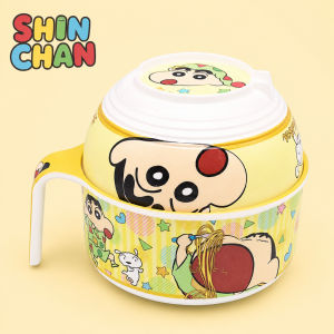 💖In Stocks💖Cute Cartoon Ramen Bowl With Handle Instant Noodle Soup Rice Bowl Covered Food Bowl Container