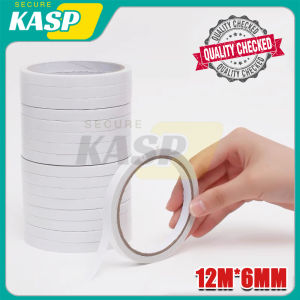 12M Length Double Sided Tape Strong Adhesive Tape Adhesive Thin Transparent Adhesive For Industrial Decoration 6mm