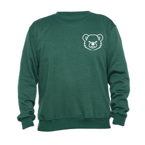 TopOne88 Sweater Basic Crewneck Fleece Pria Wanita Dewasa Sablon POLYFLEX Bear