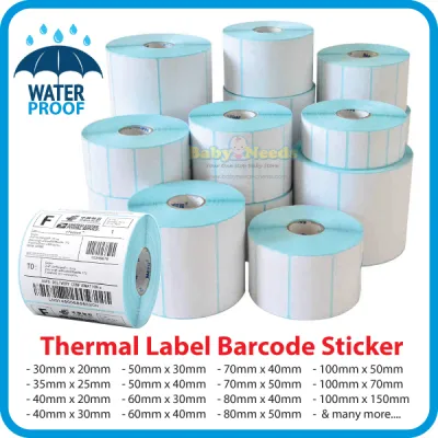 FLEXMARK Thermal Sticker AWB Shipping Label Barcode Paper Printer Roll A6 100x150x80x70x60x50x40x35x30x25x20 20 x 25 x 30 x 35 40 50 60 70 80 100 150