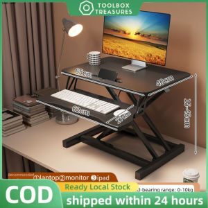 Height-Adjustable Lifting Standing Desk Elevated Rack Workbench Computer Desk Foldable Office Desk