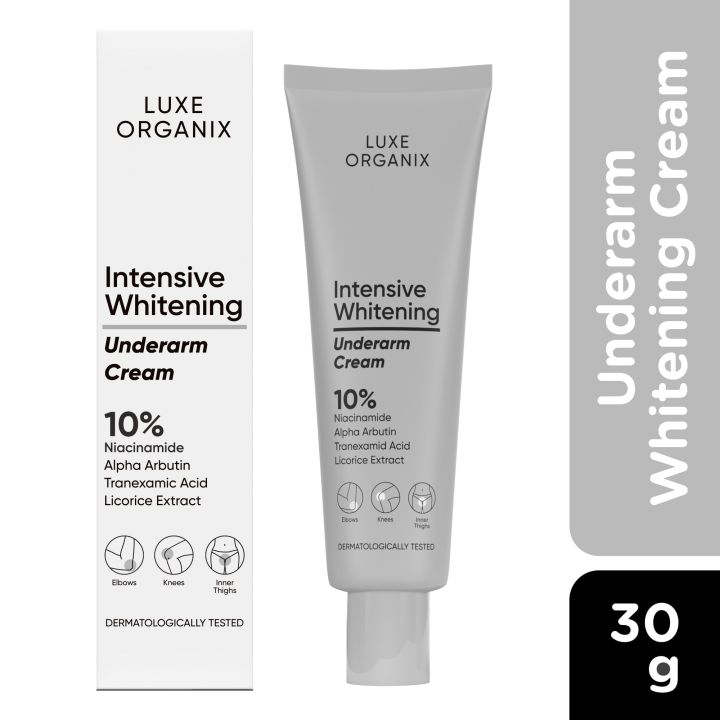 Luxe Organix Intensive Whitening Underarm Cream 10 Niacinamide 30g