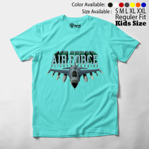 Baju Kaos Atasan Anak Laki - Laki Motif Air Force