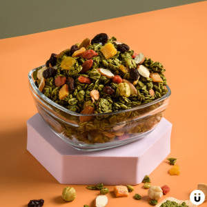 Big Nuts Matcha Greentea Granola 500g - Halal Certified
