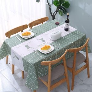Home Nordic Tablecloth Water-proof Oil-proof Disposable Tablecloth Tea Table Cloth Mat