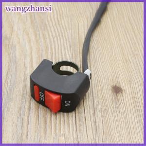 wangzhansi ปุ่มเปิดปิดแฮนด์รถจักรยานยนต์อเนกประสงค์สำหรับมอเตอร์ไซค์มอเตอร์ไซค์มอเตอร์ไซค์รถ ATV