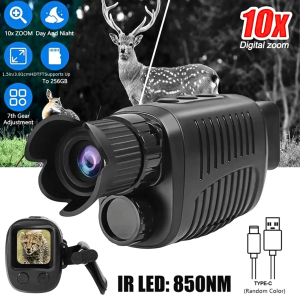BERGARANSI WILDMAN Teropong Monokular Digital jarak jauh siang malam Infrared 10x 2.5K IP56 R7