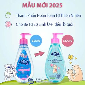 Dung dịch vệ sinh AQA kháng khuẩn chống viêm cho bé 250ml