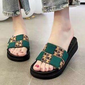 [Free Shipping] 2025 Thickened Summer Outdoor WomenS Slippers For Dormitory And Office Casual Shoes For Women Thick-Soled Comfortable Beach Shoes
