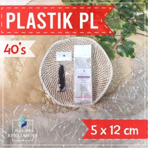 Plastik Display 5x12 cm Tebal 40s Mic Plastik Aksesoris Plastik Souvenir Gantung