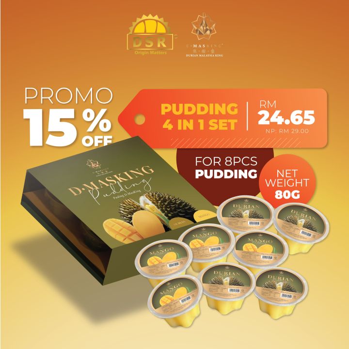 D.MasKing 4-in-1 Pudding Set – A Delightful Tropical Dessert Experience ...
