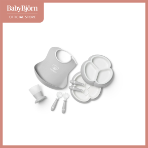 BabyBjörn Dinnerware Set – 8 pcs | Toddler-Friendly Non-Slip & Easy to Clean Mealtime Essentials