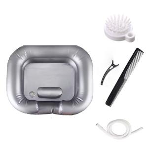 Foldable Shampoo Basin Tray For Bedridden Patients NonSlip Design Comfort Headrest Elderly Pregnancy Home Healthcare