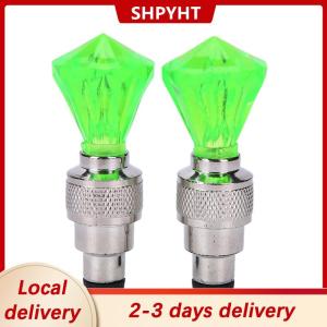 [COD] SHPYHT Local delivery Ship within 24 hours 2x LED Motorcycle Cycling Bike Bicycle Wheel Tire Valve Flashing Light Car Lamp