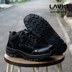 Lavio Sepatu Pria Safety Boots High Premium Quality Elektra Booster Mood Hiking Proyek Outdoor Touring Anti Licin Termurah