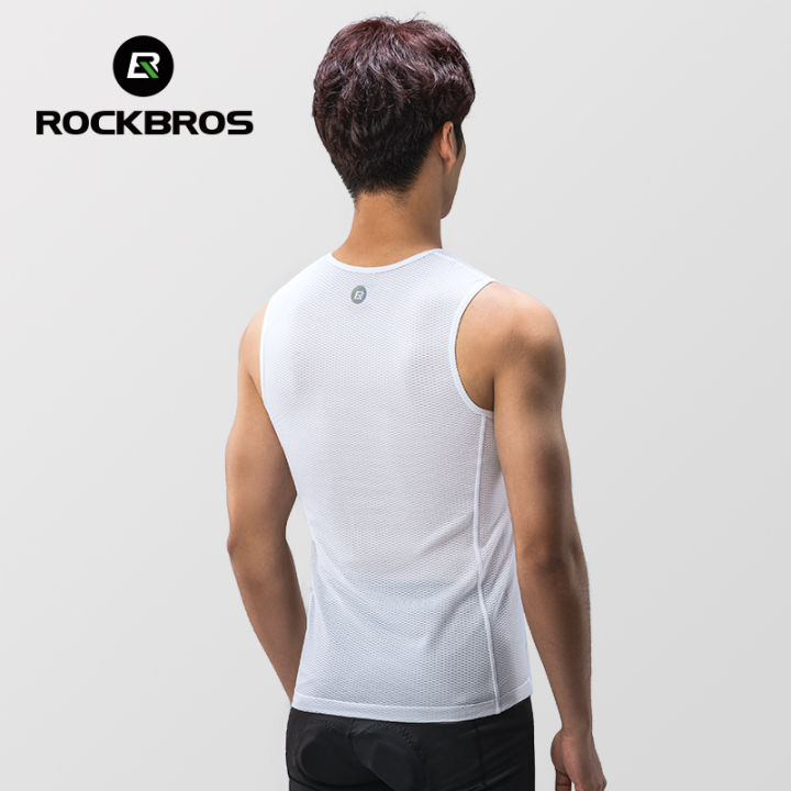 ROCKBROS%20Cycling%20Jersey%20Breathable%20Quick%20Drying%20Male%20Sleeveless%20Vest%20Sweat%20Apsorption%20Reflective%20Outdoor%20Sports%20Bike%20Base%20Layer%20-%20Image%205