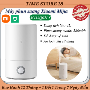 Máy phun sương tạo ẩm Xiaomi Mijia MJJSQ02LX dung tích 4L công nghệ thông minh kết hợp xông tinh dầu làm sạch nước kháng khuẩn UV 99% không gây ồn ào sử dụng cho văn phòng và gia đình