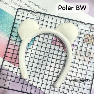 Bando Korea Wanita Anak Perempuan Lucu Motif Kuping Kucing MONMON Bandana Aksesoris Rambut