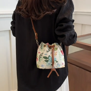 Thời trang dây rút túi đeo vai dành cho nữ túi đựng tài liệu Túi bucket nữ mua sắm hẹn hò Túi Túi đeo chéo