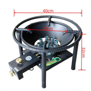 An LAN MALL【Local Shipment】LPG(Liquefied Petroleum Gas) big pot stove commercial energy saving hot fire high pressure furnace Large natural gas hot stove restaurant catering special