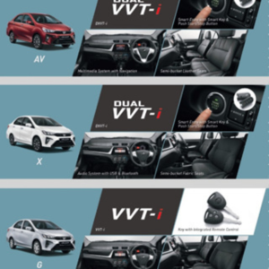 PERODUA BEZZA 2020-2024  BRAKE LOCK + SIDE MIRROR FOLD