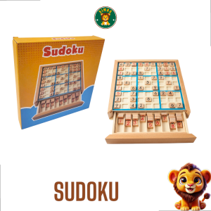 Simba Shop - Bộ Cờ Sudoku Gỗ Cao Cấp - Đồ Chơi Phát Triển Tư Duy Logic & Trí Não Cho Bé và Gia Đình