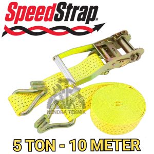 RACHET TIE DOWN 2" x 8M 5 TON TALI KREK CARGO LASHING 5cm x 8meter ALAT IKAT BARANG 5000KG