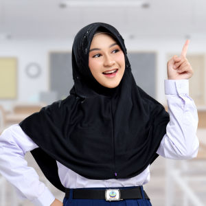 Kerudung Jilbab Hijab Sekolah Instan Rabbani HEMY