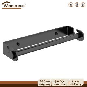 [Winnereco Flagship Mall]Bathroom and Kitchen Self-Adhesive Tissue Dispenser Rust-Resistant Durable Material