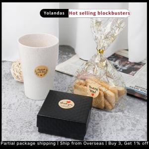 [Yolandas] 500pcs Thank You Stickers Seal Labels Round Paper Label sticker for Decoration