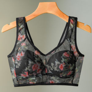 Women Seamless Plus Size Push Up Bra Full Cup Shaping Bra Comfortable Fixed Cup Lifting Anti Sagging Side Support Underarm Coverage Maternity Bra