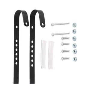 Metal Bike Front Basket Hook with Mounting Hardware Wire Basket Hook Adjustable Hardware Hanging Hooks Easy to Install