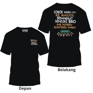 T-Shirt cowok keren itu kain katun combet kaos kata kata kaos viral kaos pria distro kaos terbaru