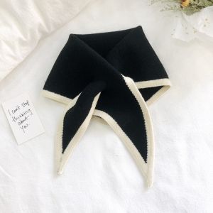 NEXTYOO Cross Neck Warmer Knitted Windproof Neckerchief Versatile Neck Wraps Autumn and Winter